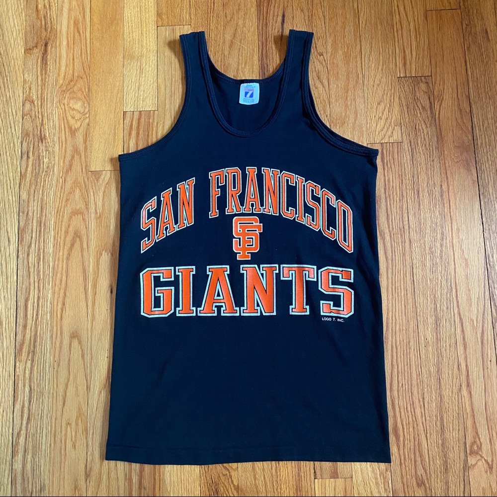 Vintage Logo 7 San Francisco Giants Tank Top
